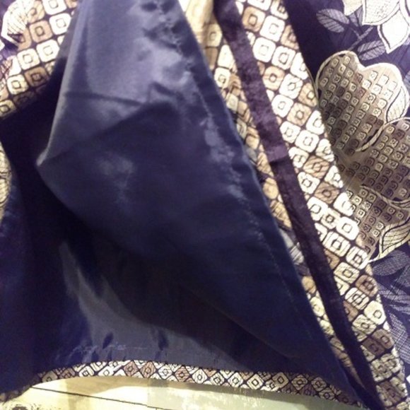 Talbots Floral Silk Cotton Blend Lined Skirt Size 6 - Picture 9 of 15